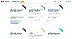 Desktop Screenshot of elbauldelprogramador.com